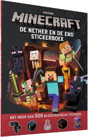 De Nether en De End Stickerboek detailfoto