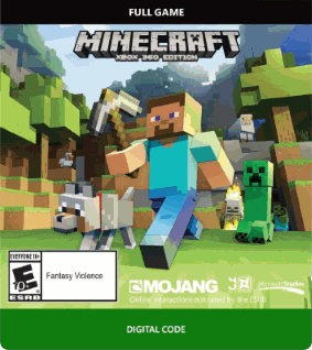 Minecraft voor Xbox360 detailfoto